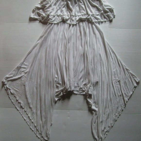 Olsenboye White Goddess-Style Strapless Dress - Picture 6 of 12